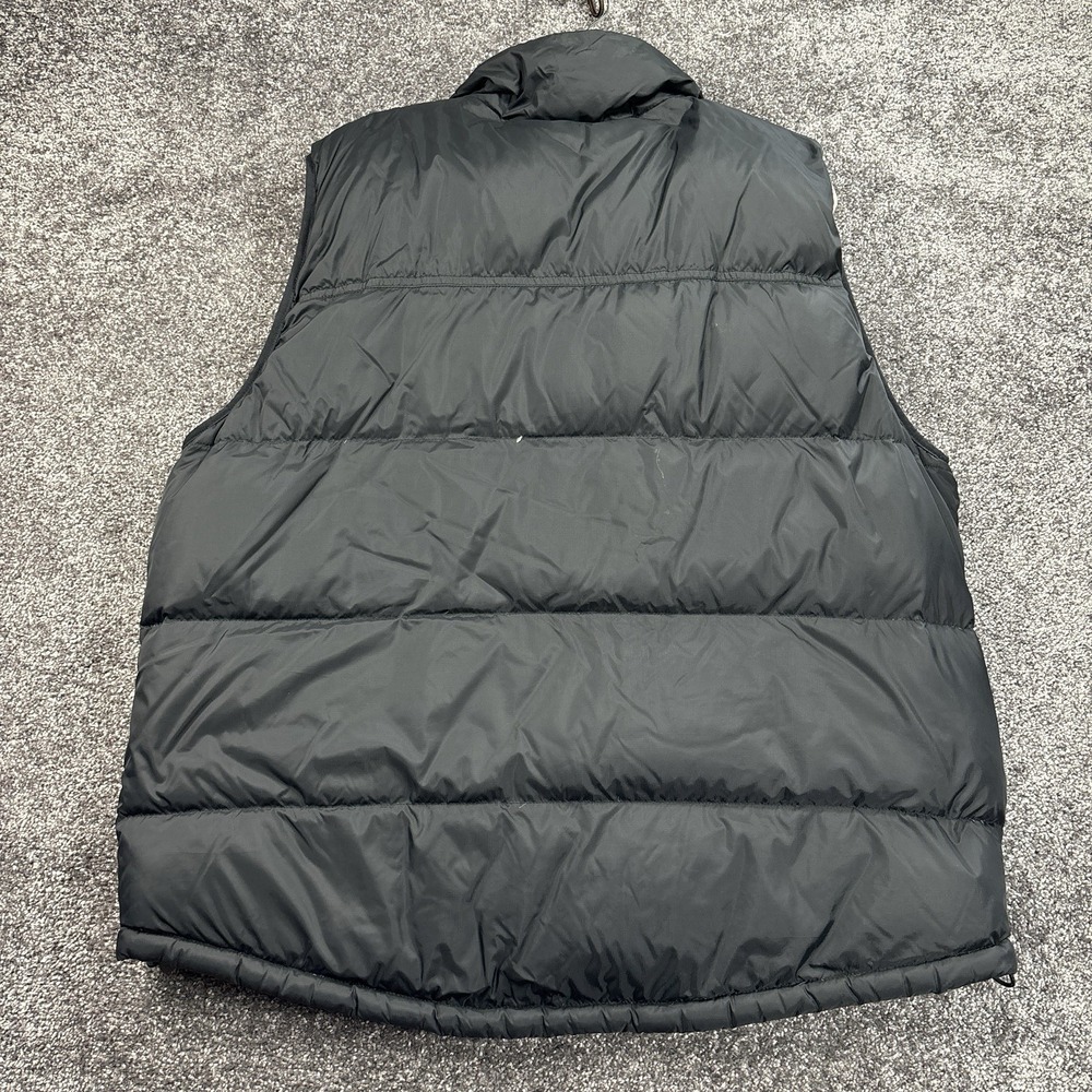 L.L. Bean Vest Mens XXL Black Goose Down Puffer Jacket Full Zip Insulated - Picture 2 of 8